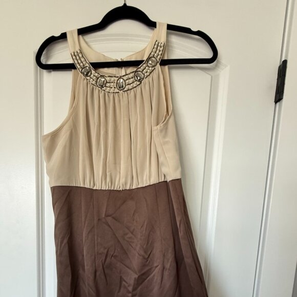 Suzy Shier Cocktail Dress | NWT | Beaded Neckline | Elegant Tailored Fit - Picture 5 of 5